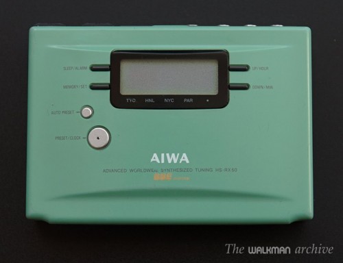 AIWA Walkman HS-RX50 Green 01