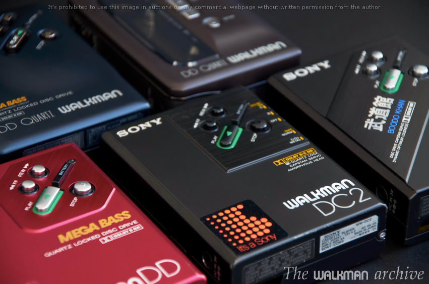 Some of the SONY’s most elegant players The Walkman Archive