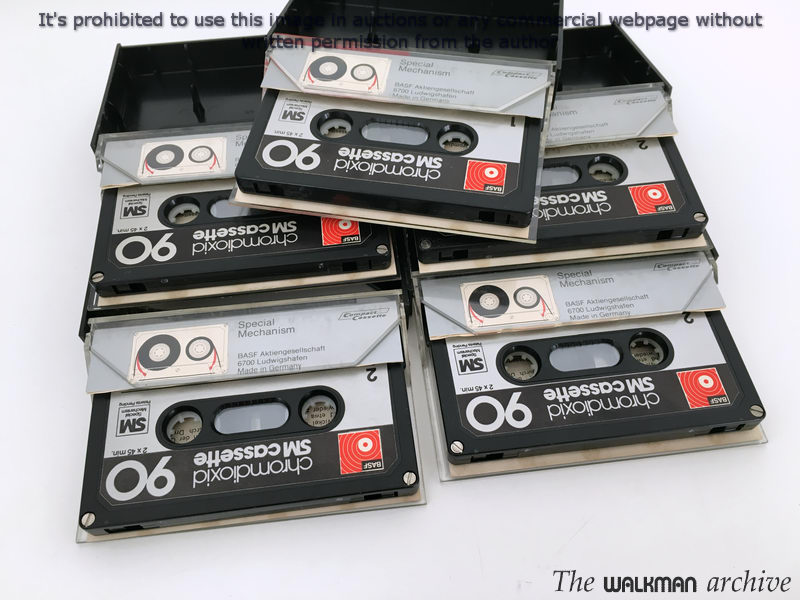 Vintage 1977 BASF chromdioxid super SM cassette tape Print Ad advert #2 German 